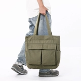 Японский ретро вместительный и большой шоппер, ранец, сумка через плечо