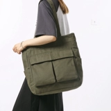 Японский ретро вместительный и большой шоппер, ранец, сумка через плечо