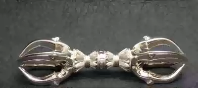 JAPAN DIRECT MAIL SHINGON VAJRA TANG SECRET DHARMA INSTRUMENT VAJRA MINGJIN FIVE-STOCK PESTLE THICK MEDIUM 16 5CM