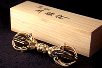Japans direct mail Zhenjong Vajra Tang secret gold five-strand pestle fine medium 16 5CM