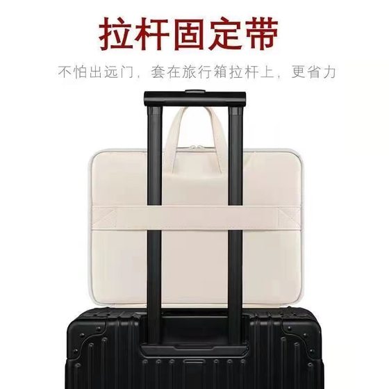 笔记本电脑包手提时尚14寸适用苹果macbook15点6寸小新air13.3华为matebook联想女14内胆pro保护套卡通涂鸦