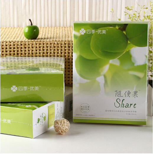 Most WeChat in the country with the same promotion grade version 4 seasons beautiful casually fruit Share casually fruit green plum