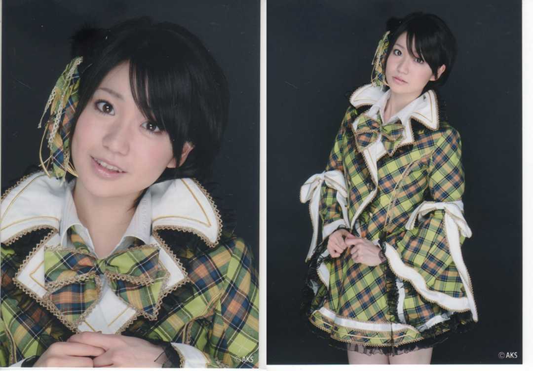 Akb48 07年紅白衣裝自制生寫真大島優子 Akb48 07年紅白衣裝自制生寫真大島優子