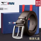 Septwolves, мужской ремень, пряжка для отдыха, кожаные штаны, из натуральной кожи