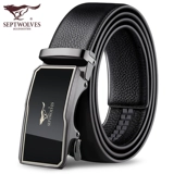 Septwolves, мужской ремень, пряжка, высококлассные кожаные штаны, из натуральной кожи, воловья кожа
