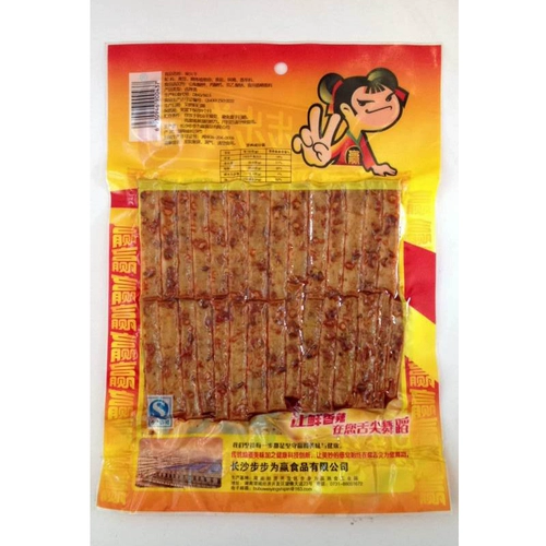 Hunan Special Products Spicy Bean Dirged Snack Tofu Dry Food Step Шаг шаг