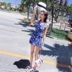 Đồ bơi nữ gợi cảm chia hai mảnh áo tắm hở lưng ngực nhỏ tập hợp kiểu váy che bụng là học sinh bảo thủ gầy gò - Bộ đồ bơi hai mảnh