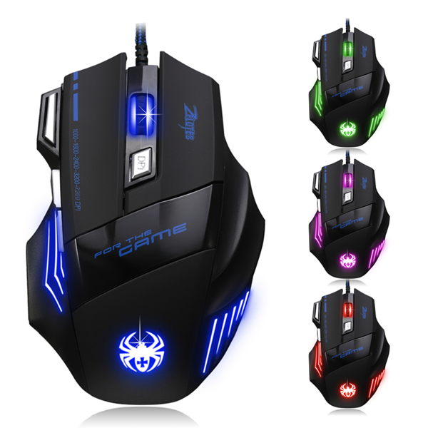 Master T-80 Big Mac 7-key gaming mouse Suction light Wired photoelectric mouse upgraded version