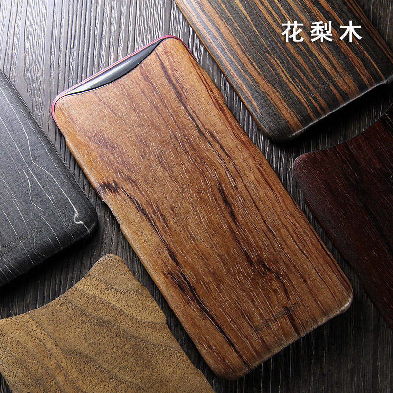 SHOWKOO Kevlar Natural Wood Ultra Slim Case Cover for OPPO Find X