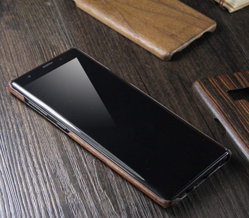 SHOWKOO Kevlar Natural Wood Ultra Slim Case Cover for Samsung Galaxy Note 9