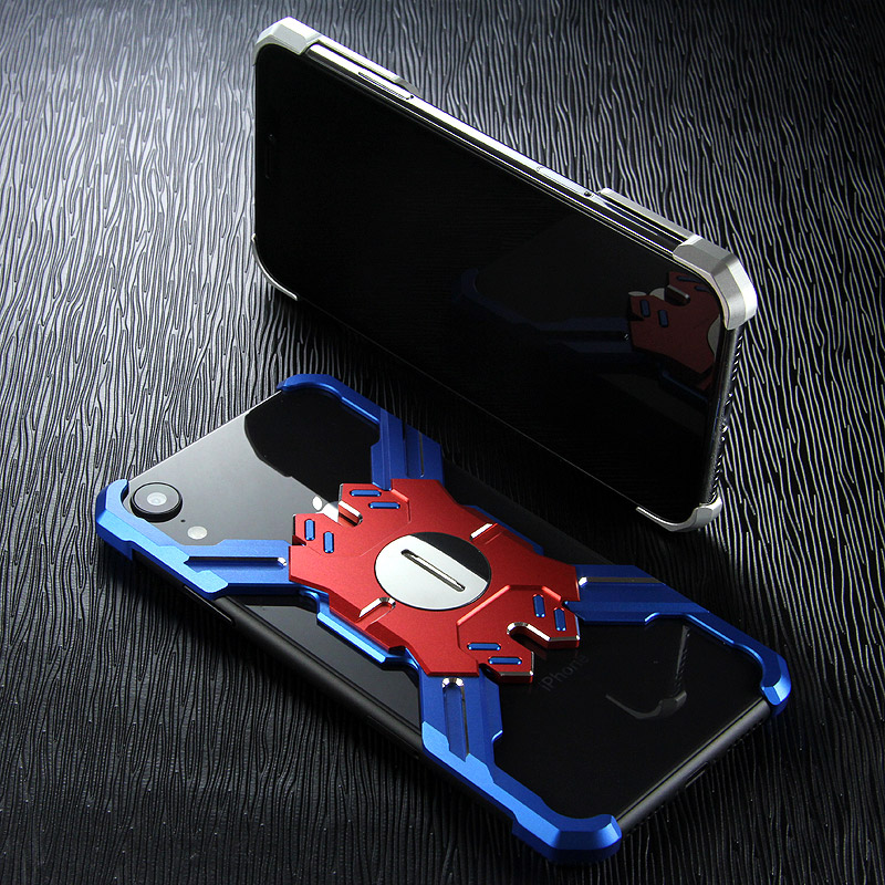 Kylin Armor Heroes Bracket Aluminum Metal Shell Case Cover for Apple iPhone XS Max & iPhone XR & iPhone XS & iPhone X