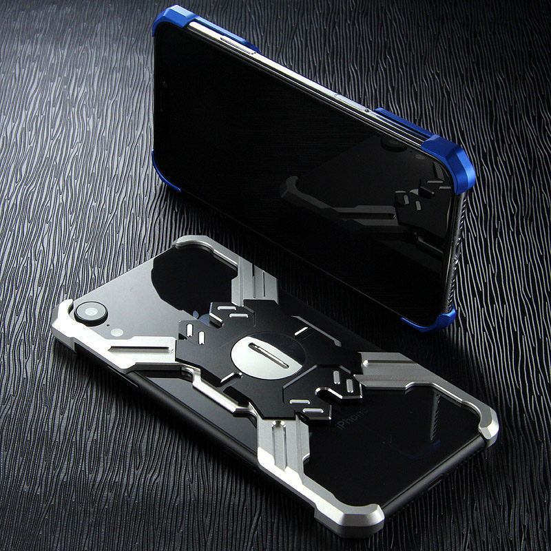 Kylin Armor Heroes Bracket Aluminum Metal Shell Case Cover for Apple iPhone XS Max & iPhone XR & iPhone XS & iPhone X
