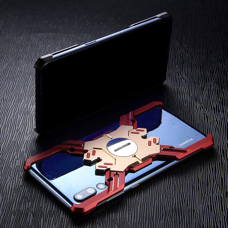 Kylin Armor Heroes Bracket Aluminum Metal Shell Case Cover for Huawei P20 Pro & Huawei P20