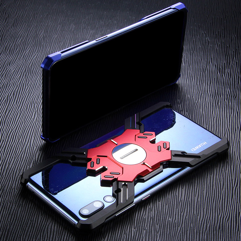 Kylin Armor Heroes Bracket Aluminum Metal Shell Case Cover for Huawei P20 Pro & Huawei P20