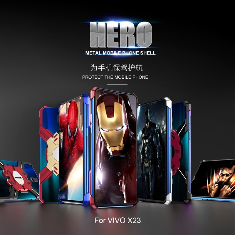 Kylin Armor Heroes Bracket Aluminum Metal Shell Case Cover for vivo X23