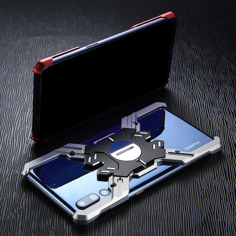 Kylin Armor Heroes Bracket Aluminum Metal Shell Case Cover for Huawei P20 Pro & Huawei P20