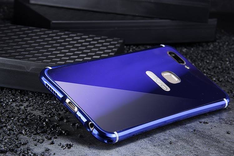 iy Rainbow Super Drop-proof Aluminum Metal Bumper Dazzle PC Back Cover Case for vivo X20