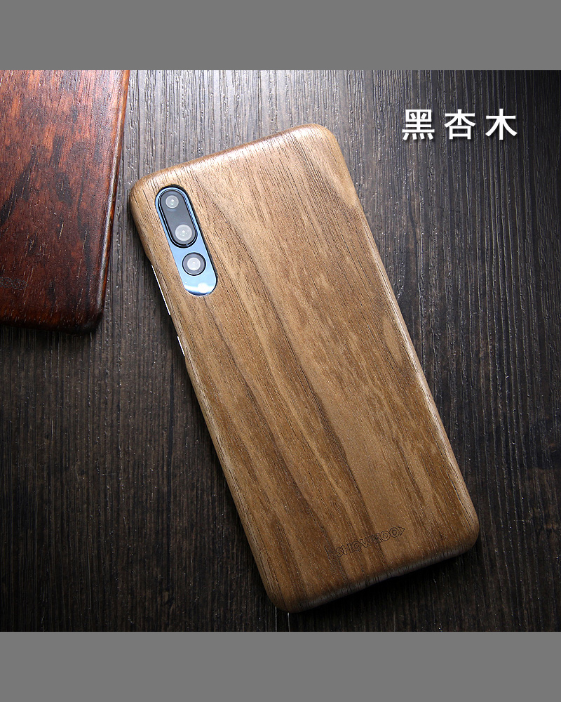 SHOWKOO Kevlar Natural Wood Ultra Slim Case Cover for Huawei P20 & Huawei P20 Pro