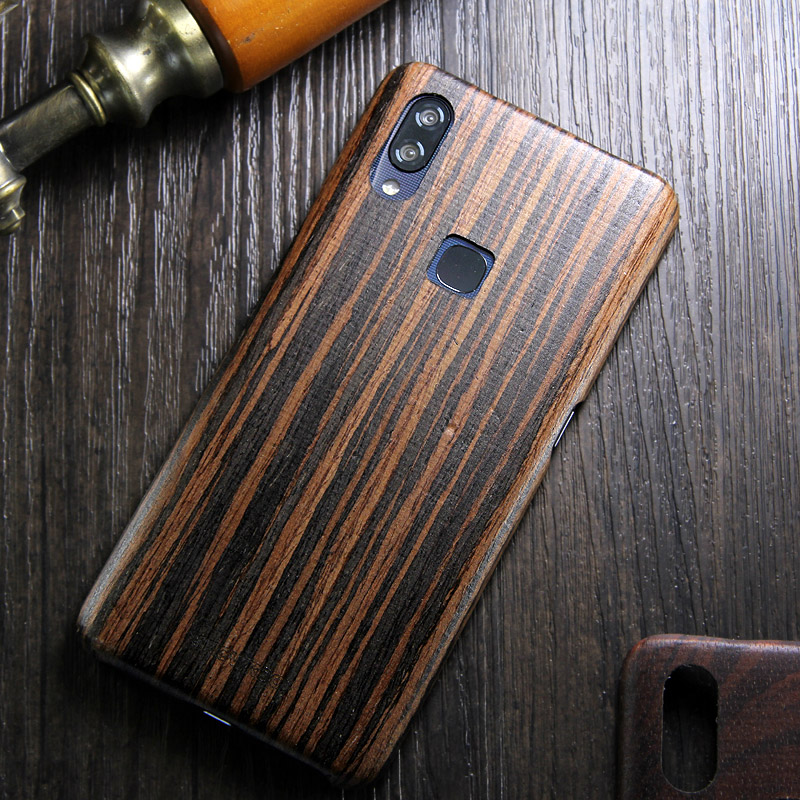 SHOWKOO Kevlar Natural Wood Ultra Slim Case Cover for vivo NEX S & vivo NEX A