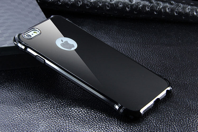 iy Rainbow Aluminum Metal Bumper Dazzle PC Back Cover Case for Apple iPhone 6S Plus/6 Plus & iPhone 6S/6