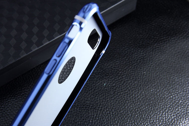 iy Rainbow Aluminum Metal Bumper Dazzle PC Back Cover Case for Apple iPhone 7 Plus & iPhone 7