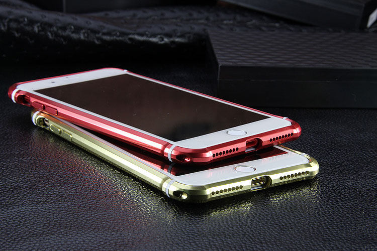 iy Rainbow Aluminum Metal Bumper Dazzle PC Back Cover Case for Apple iPhone 7 Plus & iPhone 7