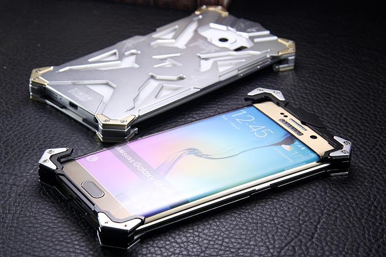 SIMON THOR Aviation Aluminum Alloy Shockproof Armor Metal Case Cover for Samsung Galaxy S6 Edge Plus