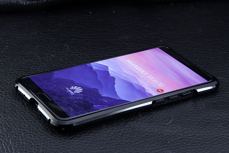 iy Rainbow Super Drop-proof Aluminum Metal Bumper Dazzle PC Back Cover Case for Huawei Mate 10 & Huawei Mate 10 Pro