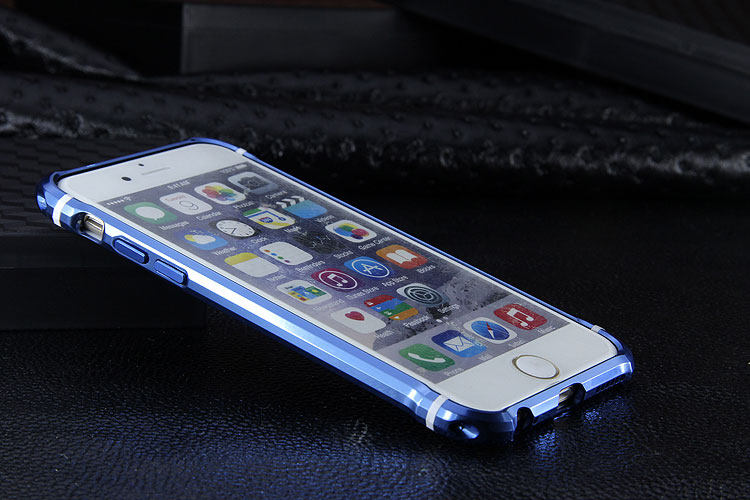 iy Rainbow Aluminum Metal Bumper Dazzle PC Back Cover Case for Apple iPhone 6S Plus/6 Plus & iPhone 6S/6