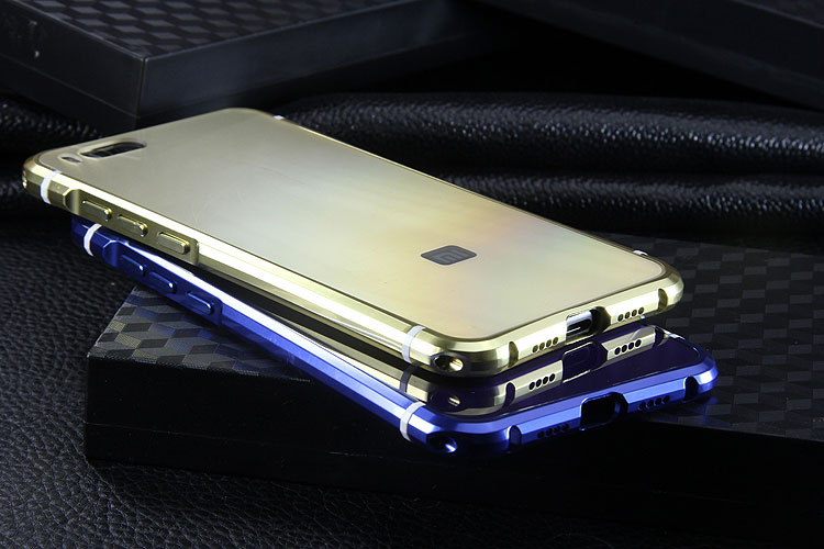 iy Rainbow Aluminum Metal Bumper Dazzle PC Back Cover Case for Xiaomi Mi Note 3