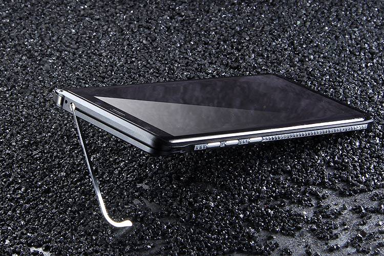 iMatch Slim Light Aluminum Metal Shockproof Bumper Case with Kickstand for Samsung Galaxy Note 8