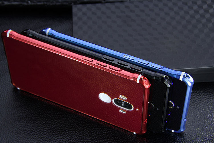 iy Rainbow Aluminum Metal Bumper Dazzle PC Back Cover Case for Huawei Mate 9 & Huawei Mate 9 Pro & Huawei Mate 9 Porsche Design