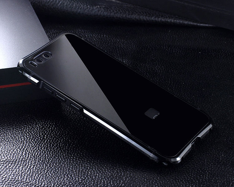 iy Rainbow Aluminum Metal Bumper Dazzle PC Back Cover Case for Xiaomi Mi 6