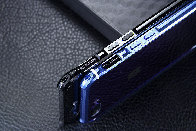 iy Rainbow Aluminum Metal Bumper Dazzle PC Back Cover Case for OnePlus 5