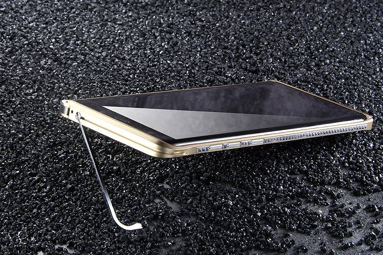 iMatch Slim Light Aluminum Metal Shockproof Bumper Case with Kickstand for Samsung Galaxy Note 8