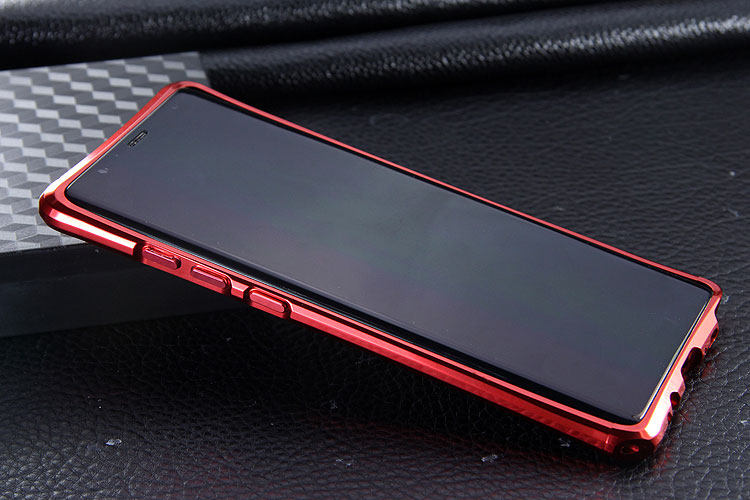 iy Rainbow Aluminum Metal Bumper Dazzle PC Back Cover Case for Samsung Galaxy Note 8