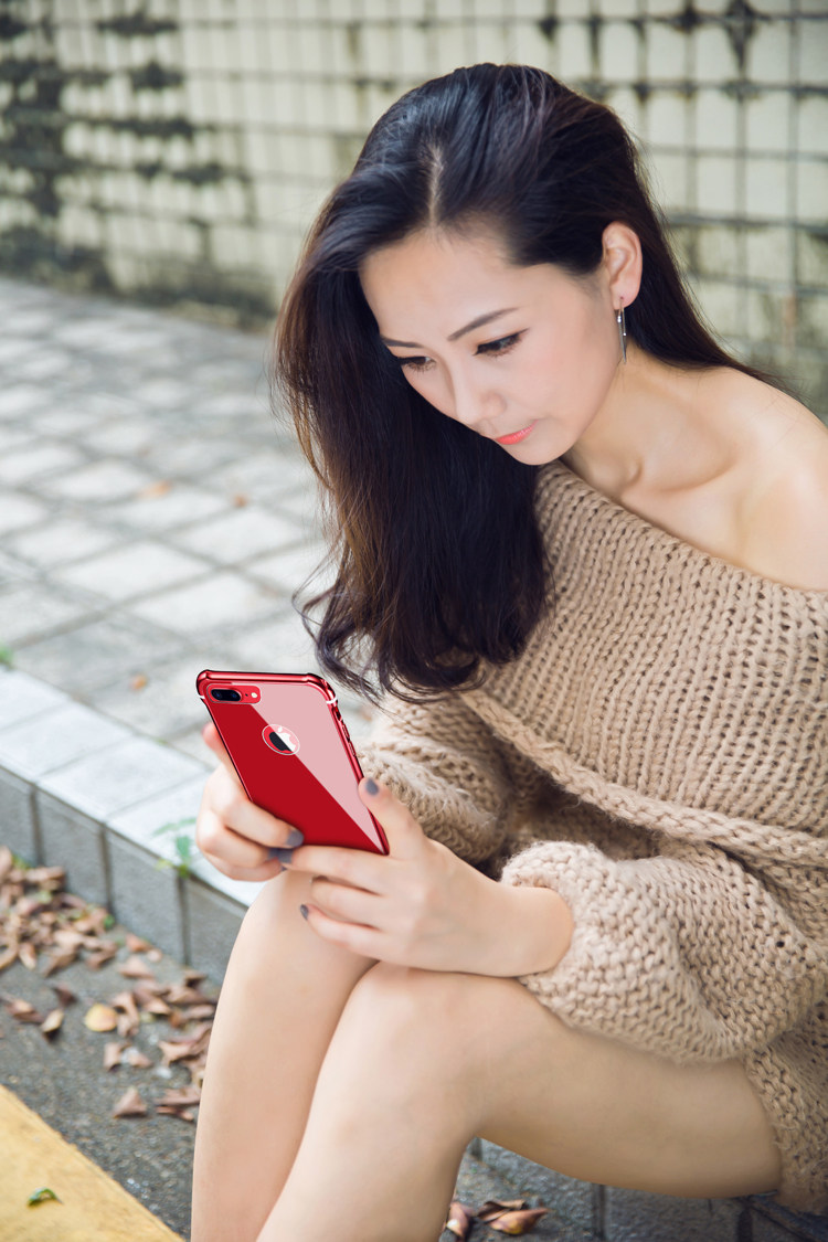 iy Rainbow Aluminum Metal Frame 9H Tempered Glass Back Cover Case for Apple iPhone 6S Plus/6 Plus & iPhone 6S/6