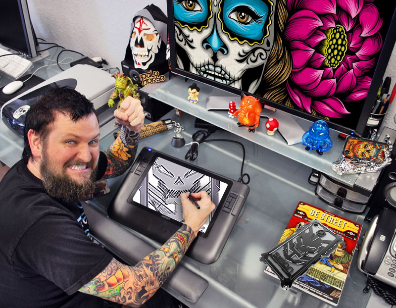 SIMON Mechanical Arm Skull Punk Premium Aluminum Metal Bumper Shockproof Case Cover for OPPO R9s Plus & OPPO R9s