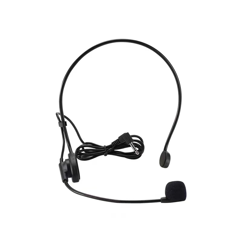 Little bee loudspeaker teacher microphone small headset head-mounted wired microphone accessories