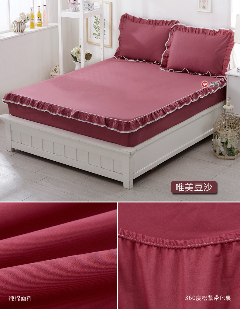 Giường bông, mảnh duy nhất bông Simmons bảo vệ bìa 1.8 m giường non-slip giường bìa 1.5 m giường mat mỏng đặt mùa hè
