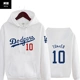 Los Angeles Dodgers đồng phục Áo khoác bóng chày nam và quần áo bóng của phụ nữ cộng với áo len trùm đầu áo len - Đồng phục bóng chày