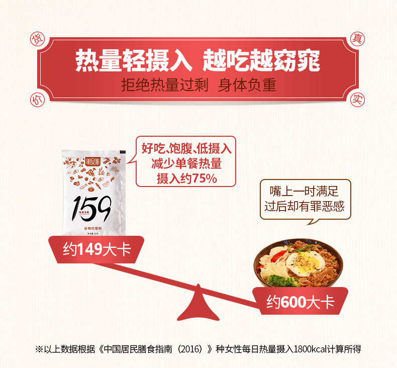 明安旭159代餐粉正品素食全餐五谷杂粮