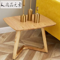 Bắc Âu hiện đại tối giản căn hộ nhỏ phòng khách đồ nội thất bàn ghế sofa bên nhỏ căn hộ kết hợp đặt bàn cà phê gỗ rắn - Bàn trà bàn trà hiện đại