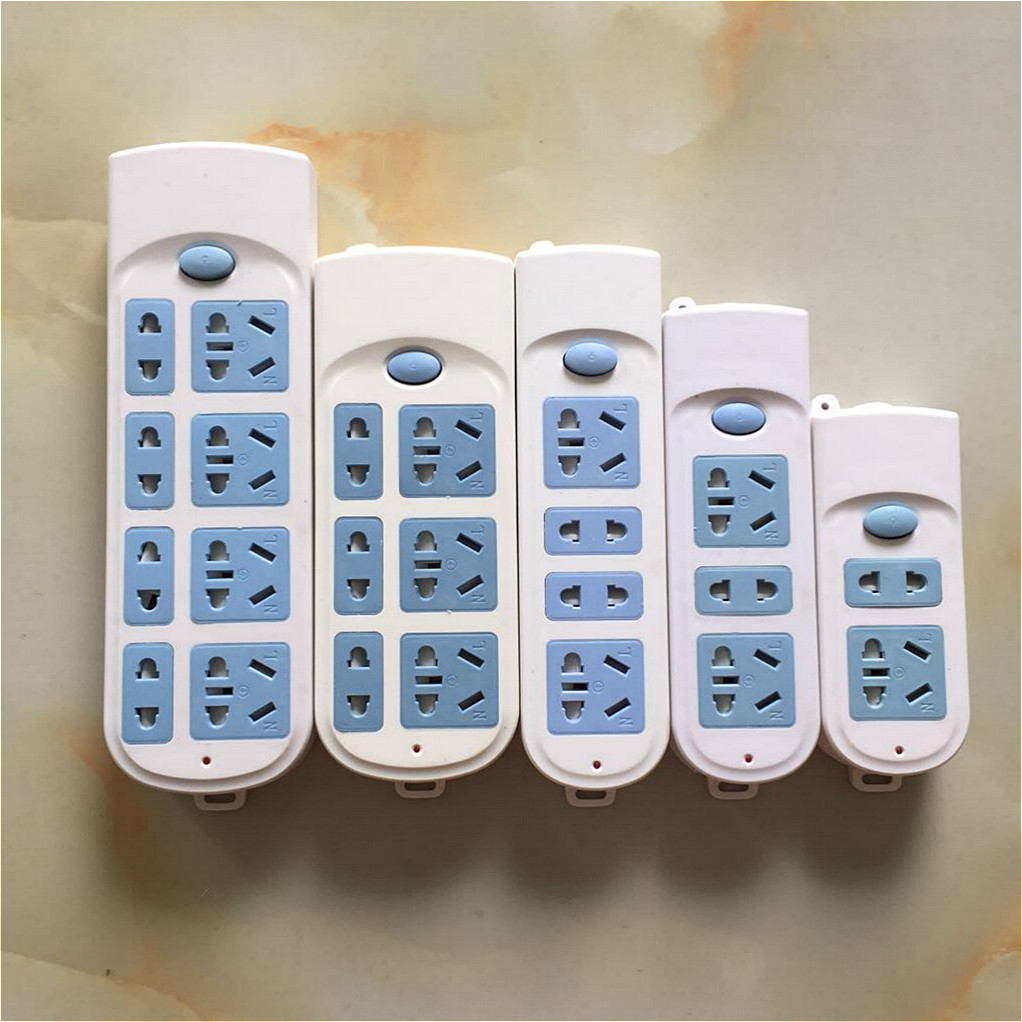 Socket wireless plug without wire plug with switch household multi-function power wiring board extension line