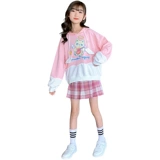 Осенний модный детский спортивный комплект, подходит для подростков, популярно в интернете, в западном стиле, коллекция 2021