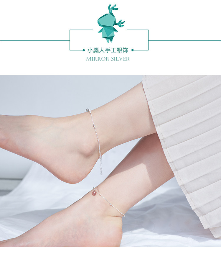 Bracelet de cheville Femme en Argenterie - Ref 3103494 Image 9