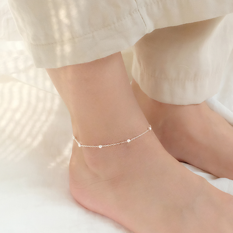 Chaine de cheville Femme en Argenterie - Ref 3103591 Image 1