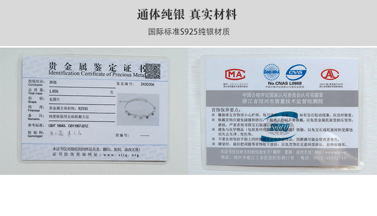 Bracelet de cheville Femme en Argenterie - Ref 3103594 Image 9