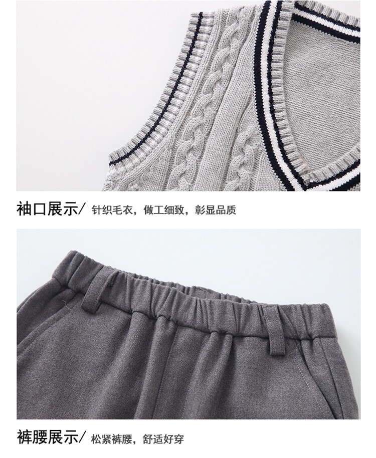 Форма для школьников и студентов для детского сада, детский бордовый комплект, в британском стиле, стиль, 3 предмета 