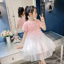 Girl Fashion one-piece dress Summer dress 2022 new CUHK Scout Children Summer Girls cute Princess Dresses